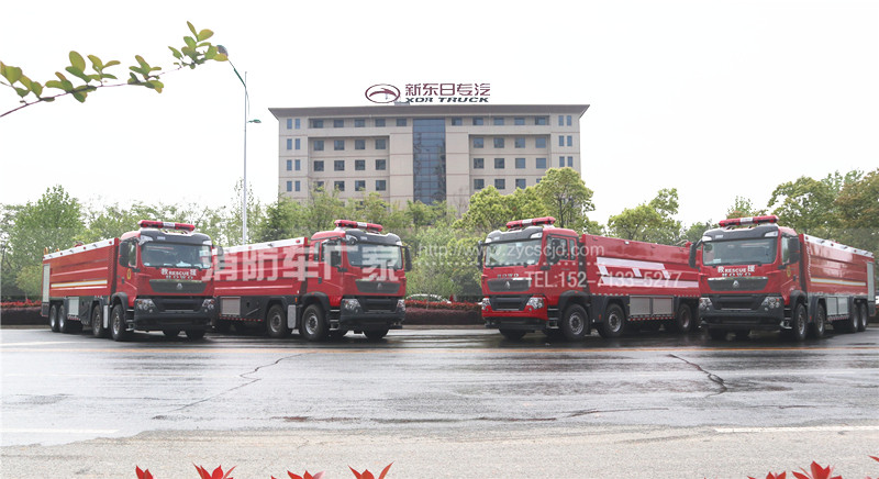 广东佛山用户：订购4台25吨消防车