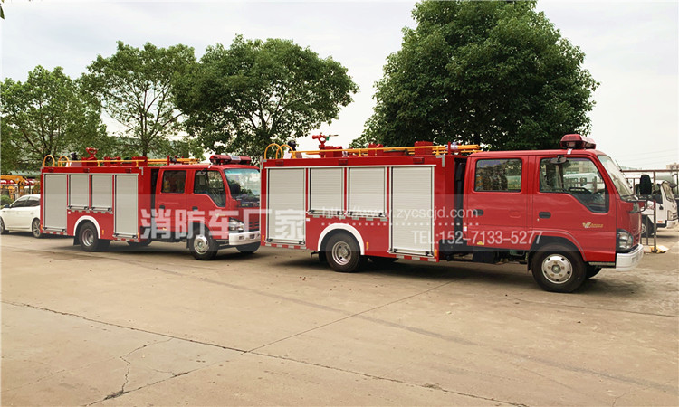 五十铃2.5吨水罐消防车